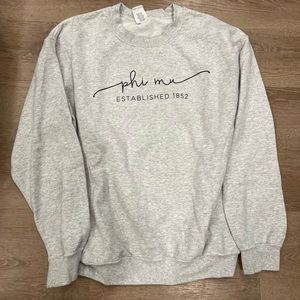 Gray #phimu sweatshirt